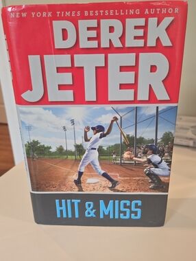 Derek Jeter Hit & Miss Hardcover Book